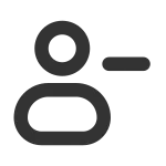 User Remove SVG Icon